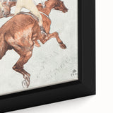 Impressionist Jockey Scene - The Jockey by Toulouse-Lautrec Print