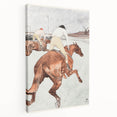 Impressionist Jockey Scene - The Jockey by Toulouse-Lautrec Print