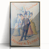 Impressionist Social Scene - The Ladies’ Man by Georges Seurat Print