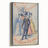 Impressionist Social Scene - The Ladies’ Man by Georges Seurat Print