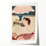 Elegant Impressionist Wall Art - The Lamp by Mary Cassatt Print