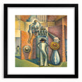 Modern Wall Art - Surreal Abstract Scene with Bold Visual Layers