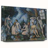 Impressionist Wall Art: The Large Bathers Famous by Paul Cézanne