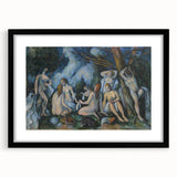 Impressionist Wall Art: The Large Bathers Famous by Paul Cézanne