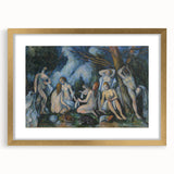 Impressionist Wall Art: The Large Bathers Famous by Paul Cézanne