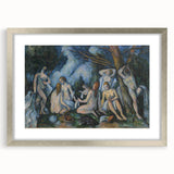 Impressionist Wall Art: The Large Bathers Famous by Paul Cézanne