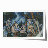Impressionist Wall Art: The Large Bathers Famous by Paul Cézanne