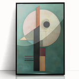 Framed abstract geometric art piece in black acrylic, showcasing sharp lines and modern design. Perfect for contemporary home decor or office spaces.
