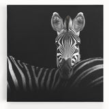 Stretched canvas showcasing a vibrant, colorful animal design, perfect for modern decor. This artwork features intricate details and textures, ideal for nature lovers.