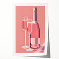 Extra large rolled print featuring a floral design in muted earth tones, ideal for dining room or bathroom decor.