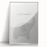 Elephant Nursery Wall Art - Stretched Canvas Baby Room Decor
