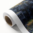 Stunning rolled canvas art depicting a vibrant landscape of canyons, showcasing rich earth tones and dramatic rock formations, perfect for home decor.