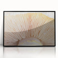 Large abstract wall art featuring close-up floral designs in vibrant colors on a framed acrylic.