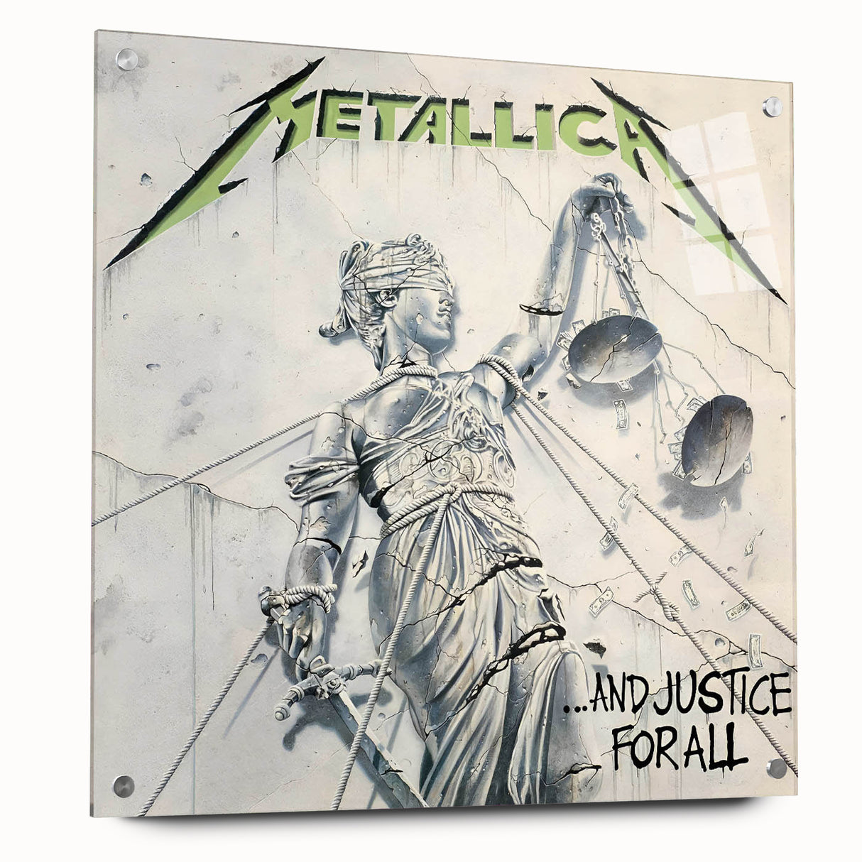 Metallica Retro Wall Art – And Justice for All Vintage Print