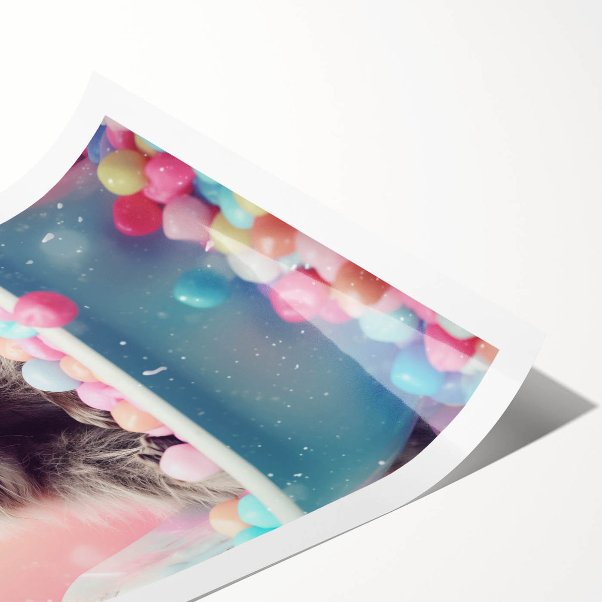 Colorful Raccoon Bathroom Wall Art - Fun and Vibrant Bathroom Decor