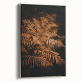 Framed canvas featuring a vintage-style landscape painting with vibrant autumn colors, ideal for living room decor.