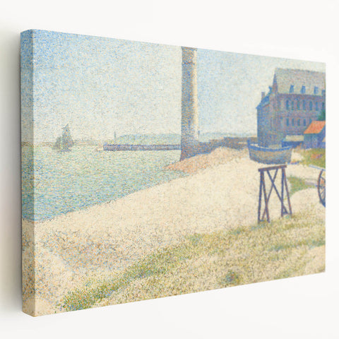 Impressionist Wall Art: The Lighthouse at Honfleur by Georges Seurat