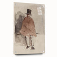 Impressionist Wall Art - The Man in the Tall Hat by Edouard Manet