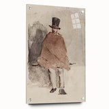 Impressionist Wall Art - The Man in the Tall Hat by Edouard Manet