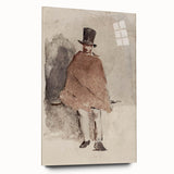 Impressionist Wall Art - The Man in the Tall Hat by Edouard Manet