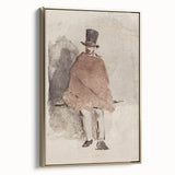 Impressionist Wall Art - The Man in the Tall Hat by Edouard Manet