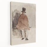 Impressionist Wall Art - The Man in the Tall Hat by Edouard Manet