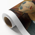 Modern Wall Art - Expressive Abstract Portrait for Contemporary Decor