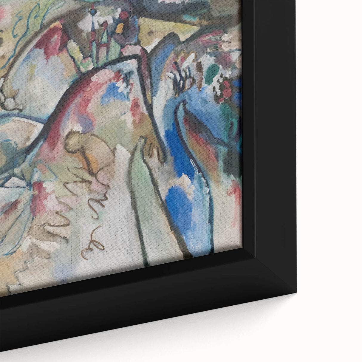Modern Wall Art - Abstract Expressionist Design with Vibrant Movement