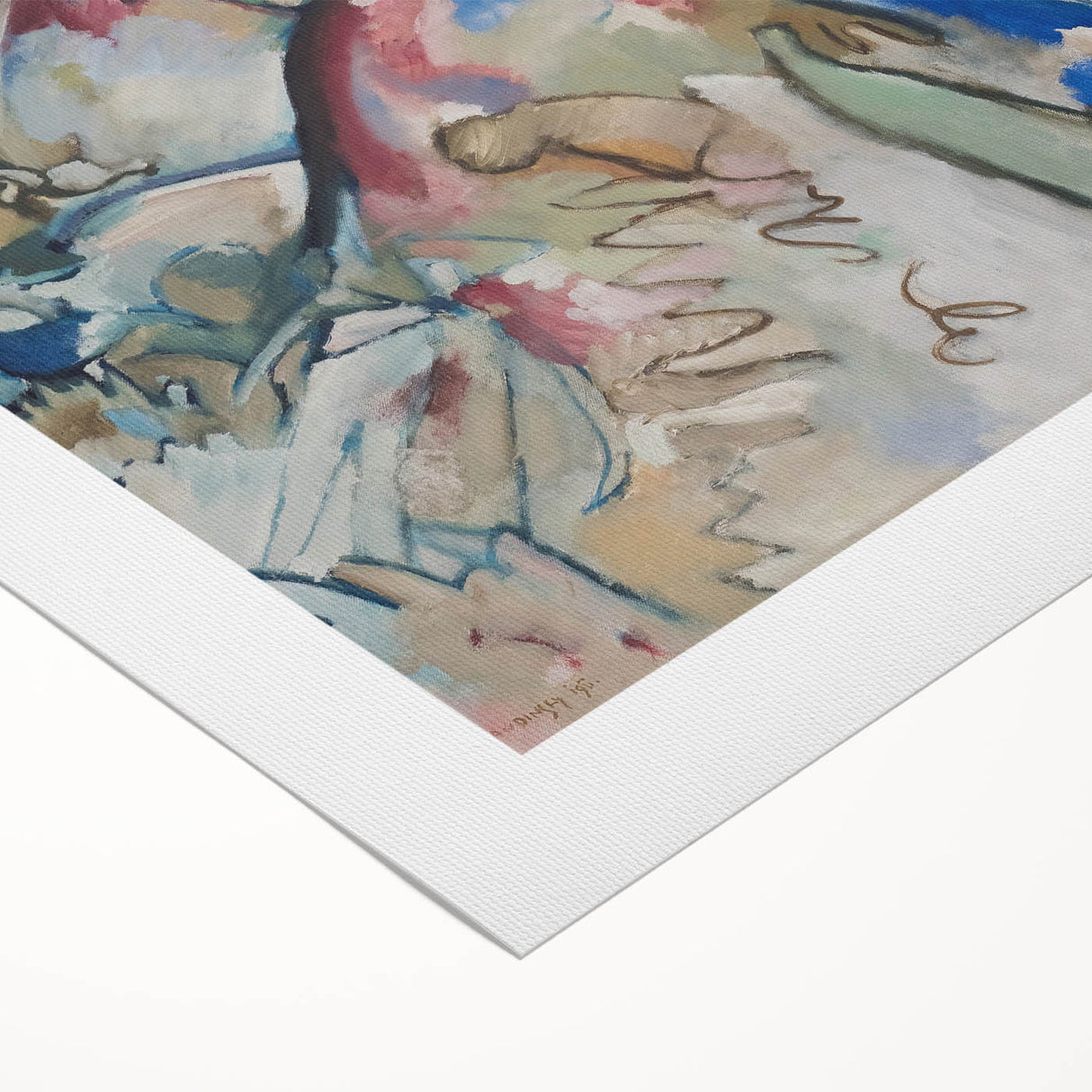 Modern Wall Art - Abstract Expressionist Design with Vibrant Movement