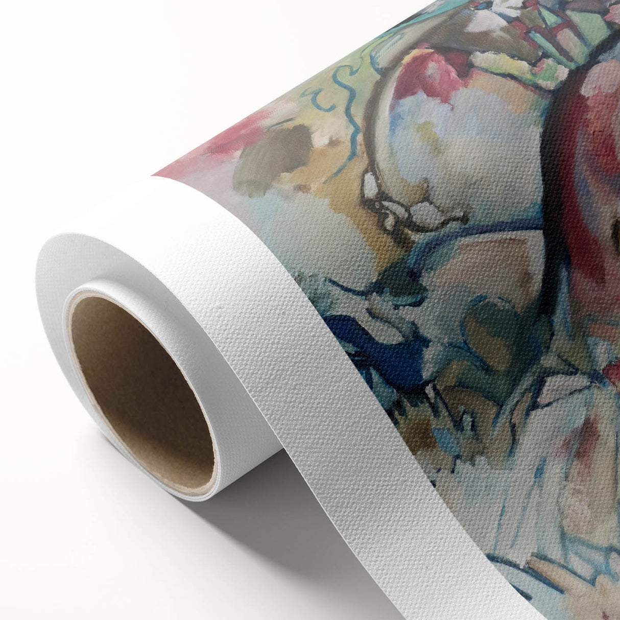 Modern Wall Art - Abstract Expressionist Design with Vibrant Movement