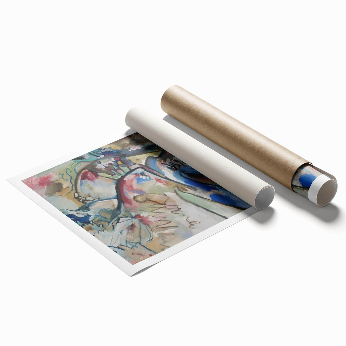 Modern Wall Art - Abstract Expressionist Design with Vibrant Movement