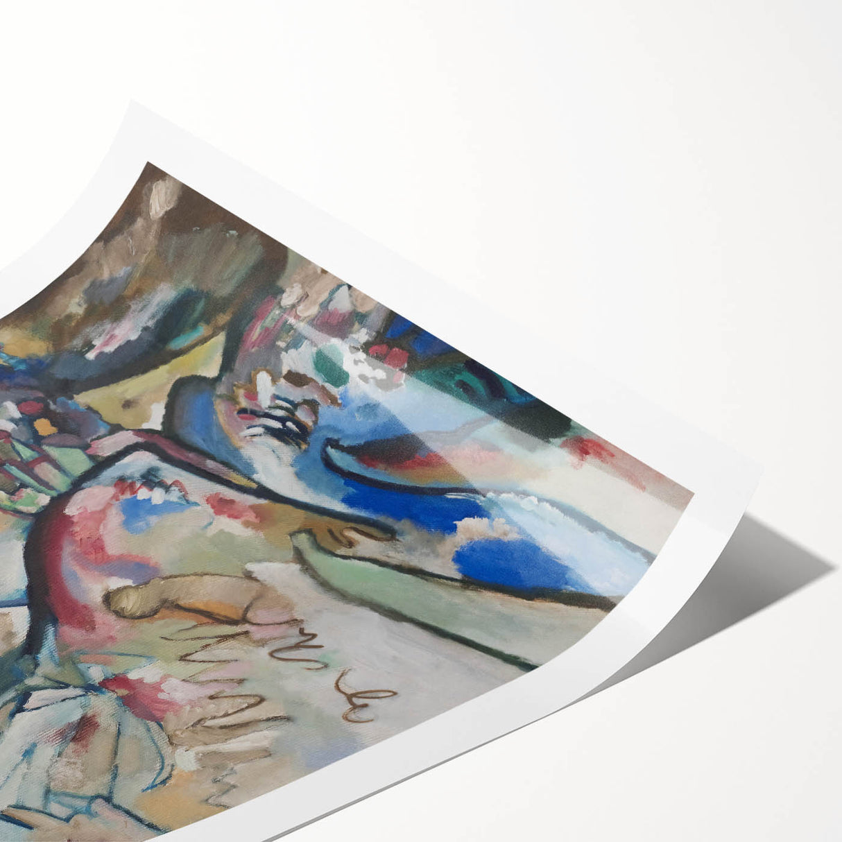 Modern Wall Art - Abstract Expressionist Design with Vibrant Movement