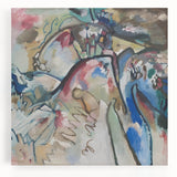 Modern Wall Art - Abstract Expressionist Design with Vibrant Movement