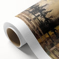 Rustic Landscape Wall Art - Autumn Scene for Farmhouse and Rustic Decor