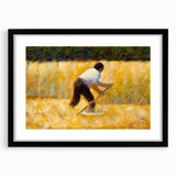 Impressionist Wall Art: The Mower by Georges Seurat