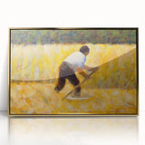 Impressionist Wall Art: The Mower by Georges Seurat