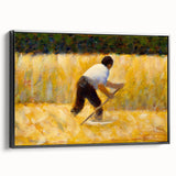 Impressionist Wall Art: The Mower by Georges Seurat