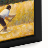 Impressionist Wall Art: The Mower by Georges Seurat