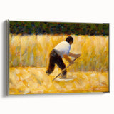 Impressionist Wall Art: The Mower by Georges Seurat