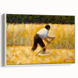 Impressionist Wall Art: The Mower by Georges Seurat