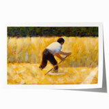 Impressionist Wall Art: The Mower by Georges Seurat
