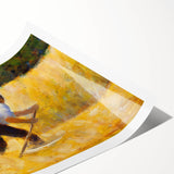 Impressionist Wall Art: The Mower by Georges Seurat