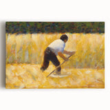 Impressionist Wall Art: The Mower by Georges Seurat