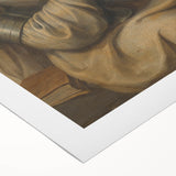 Baroque Art Print - Blindfolded Warrior with Chalice and Candle