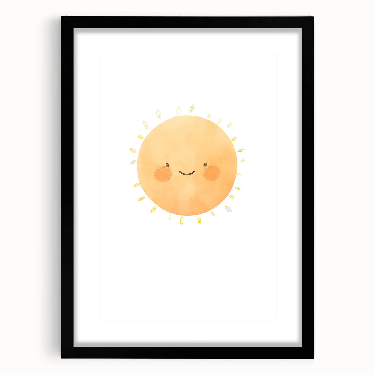 Children's Wall Decor - Happy Sun Kids Room Art Prints