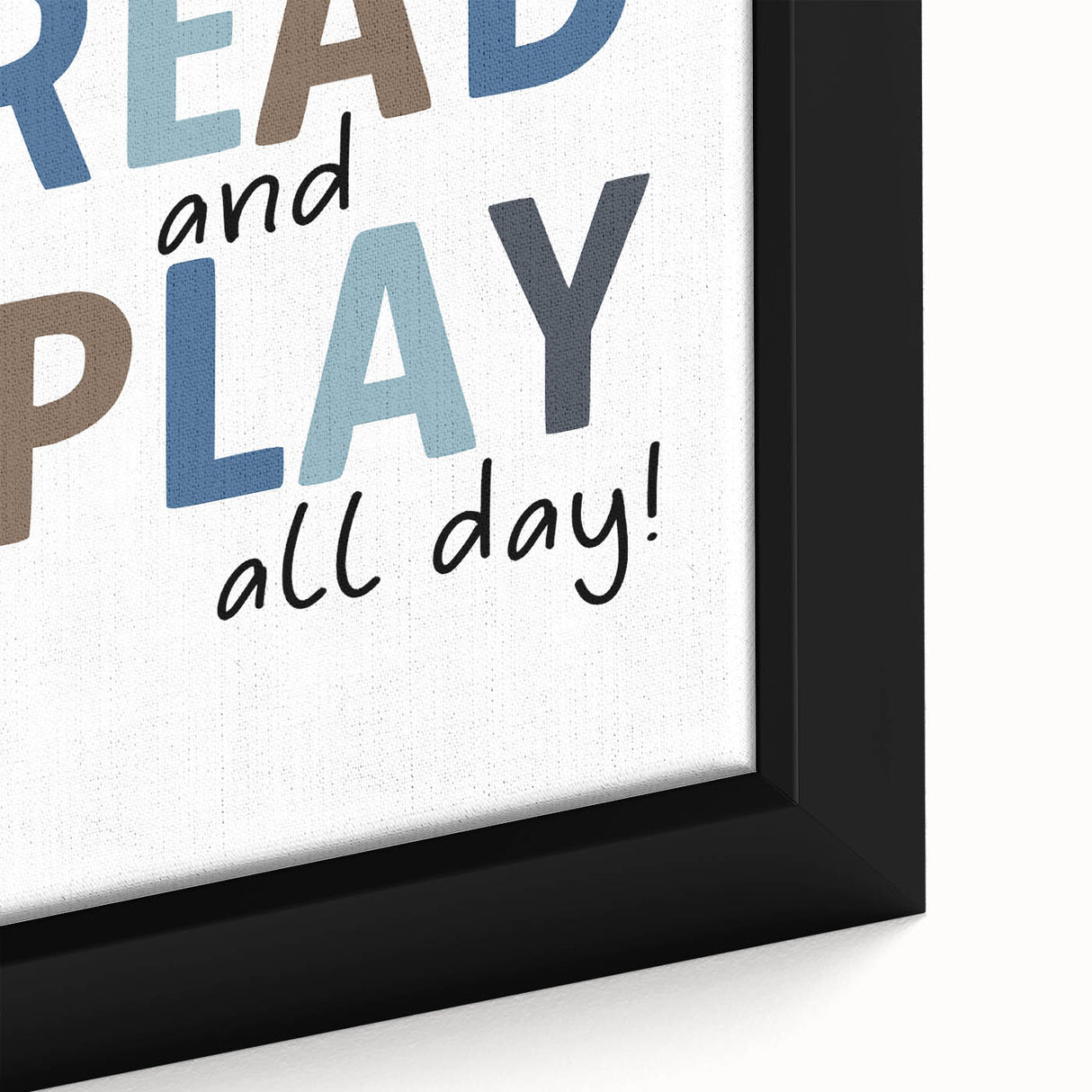 Let's Read and Play - Boys Room Wall Art Kids Wall Art Prints