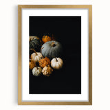 Extra large abstract art print featuring textured autumnal hues on a framed canvas, ideal for living room decor.