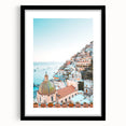 Extra large abstract art print featuring a colorful, textured design on a black framed canvas, ideal for living room decor.