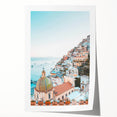 Extra large rolled canvas featuring a vibrant floral design in summer hues, ideal for art wall dining room.