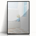 Large abstract wall art in mid-century modernist style, featuring swirling black and white patterns on acrylic.